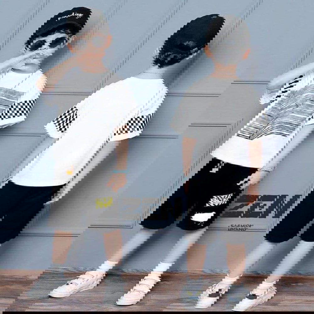 طقم اطفالي بخامة ميلتون قطن وطباعه Preview Image