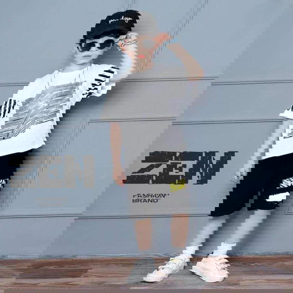 طقم اطفالي بخامة ميلتون قطن وطباعه Image 3 Preview
