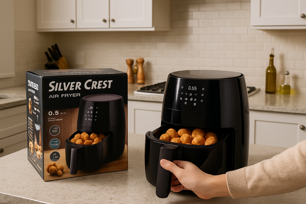 اير فراير silver crest ٦ لتر باللون الاسود  Image 1 Preview