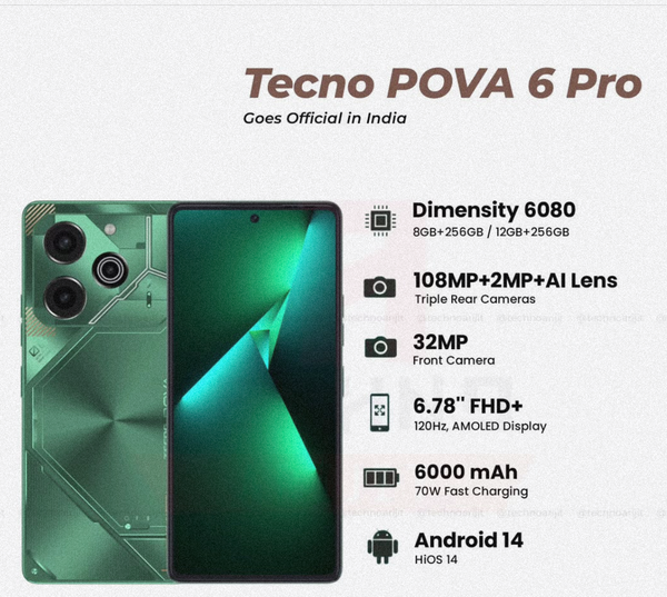 Pova 6 pro Image 3 Preview