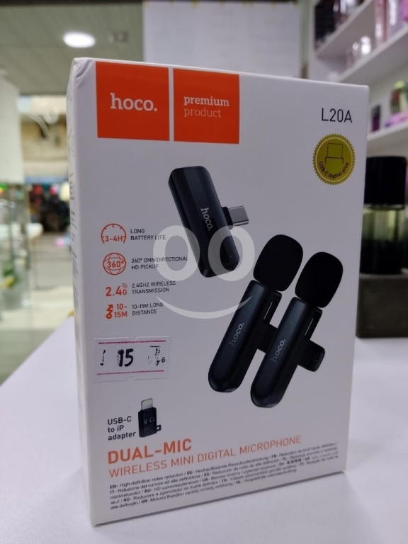 مايكروفون HOCO مزدوج Image 1 Preview