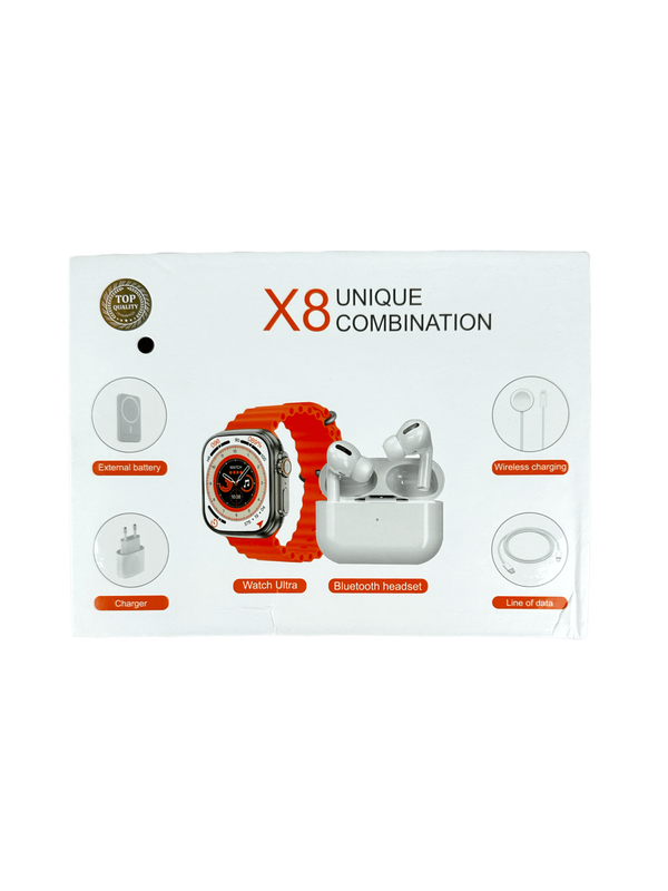 بوكس سماعات + ساعة اللترا x8 Image 7 Preview