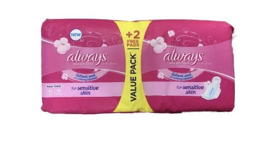 Always for sensitive skin Preview Image