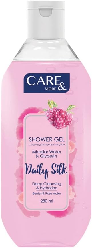 Care and More Micellar shower gel 280ML Berries & Rose water (Daily Silk) Preview Image