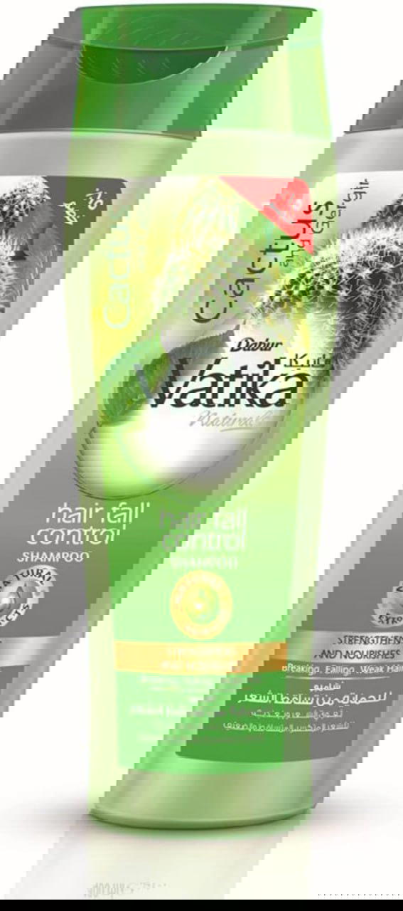 Vatika Naturals Hair Fall Control Shampoo 180 ml  Cactus & Ghergir  Strengthens & Nourishes  For Dry & Damaged Hair Preview Image