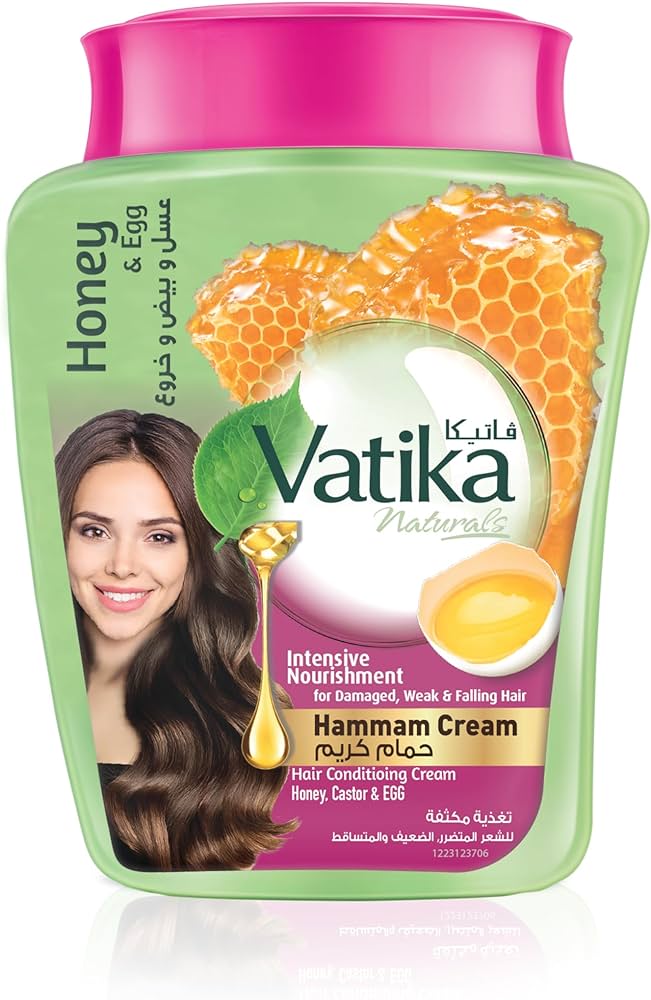 Vatika Naturals Intensive Nourishment Hot Oil Treatment 500g | With Egg, Honey, Castor & Marrow |For Damaged & Split Hair | Strong Hair From The Roots Preview Image