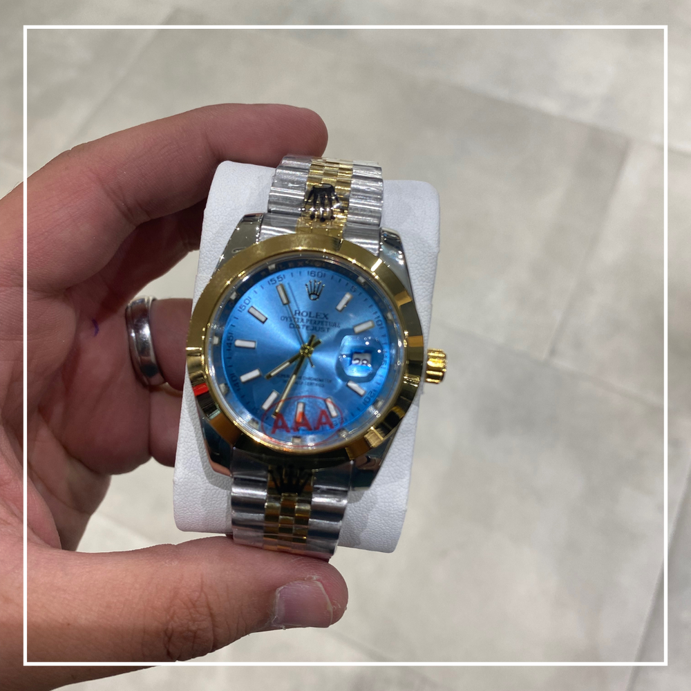  Rolex Silver Gold  Steel- blue dial Preview Image