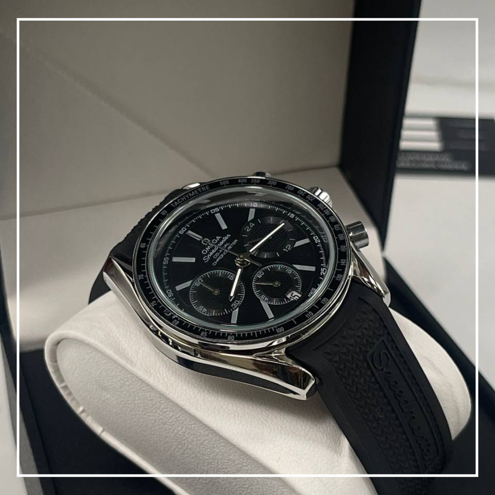 OMEGA SPEEDMASTER RACING BLACK  CHRONOGRAPH STAINLESS STEEL WITH RUBBER  Preview Image
