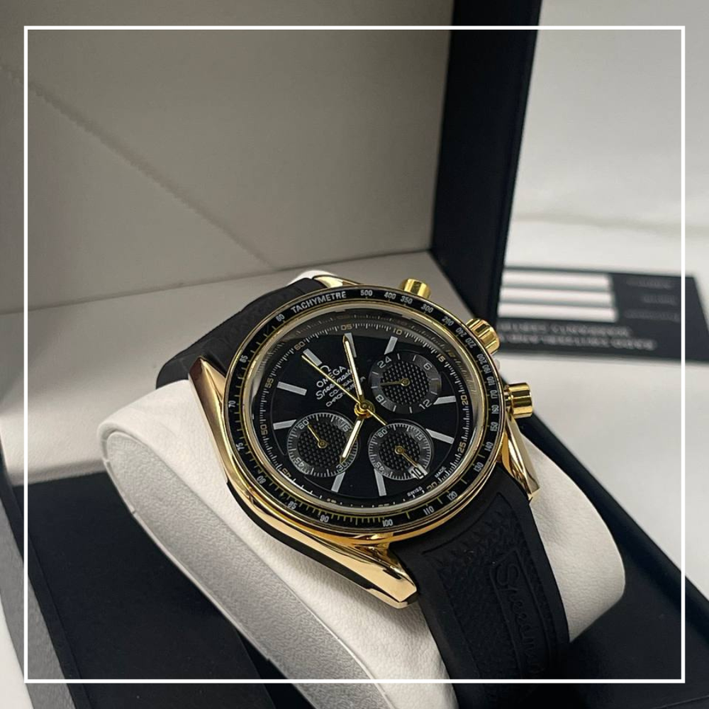 OMEGA SPEEDMASTER RACING BLACK  CHRONOGRAPH STAINLESS STEEL WITH RUBBER  Preview Image