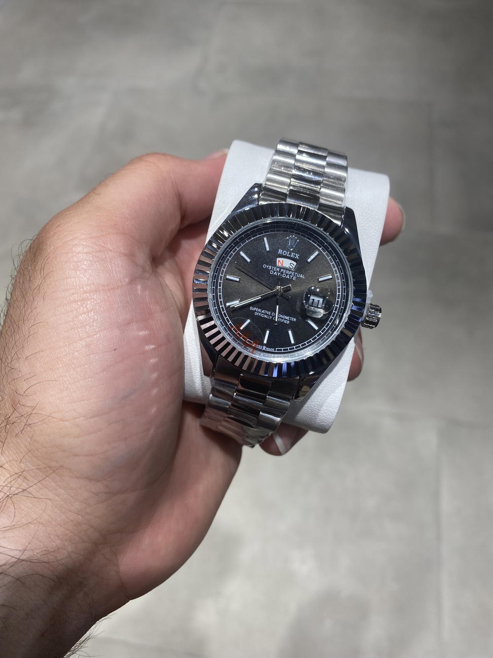 ROLEX DATEJUST 2-TONE SILVER BLACK Preview Image