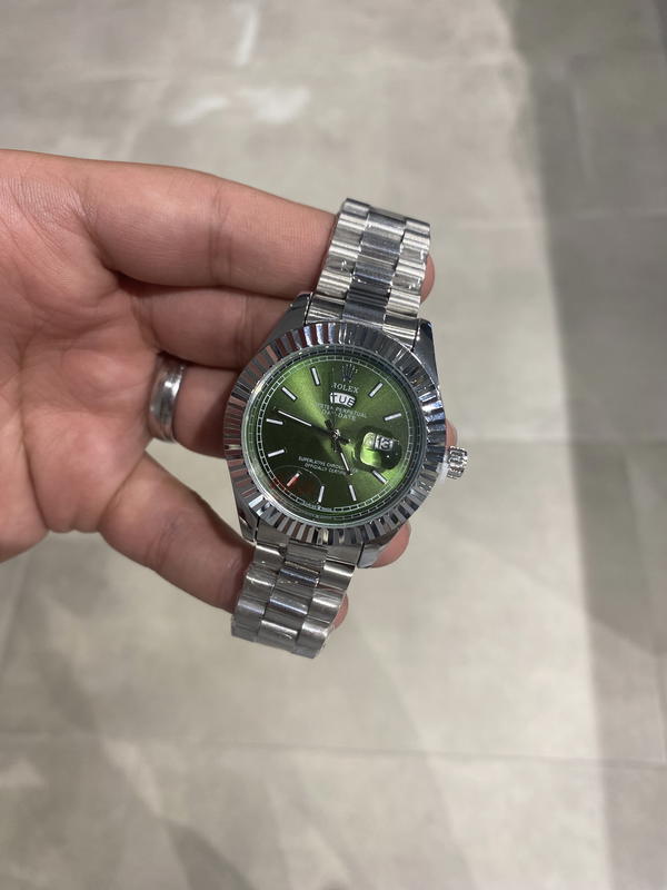 ROLEX DATEJUST 2-TONE SILVER OLIVE  Image 1 Preview