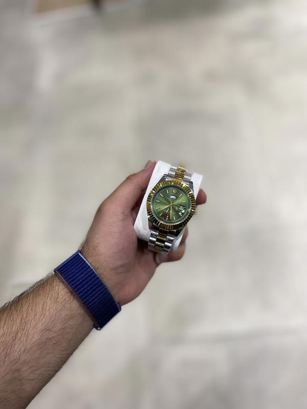 ROLEX DATEJUST 2-TONE MIX Olive Image 3 Preview