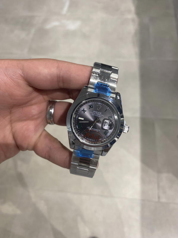 Rolex DateJust Bezel Grey Dial Image 1 Preview