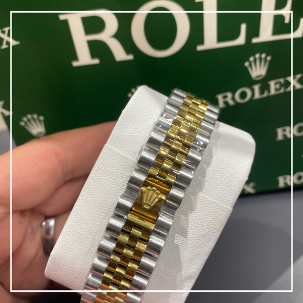 ROLEX DATEJUST 2-TONE MIX Blue  Image 3 Preview