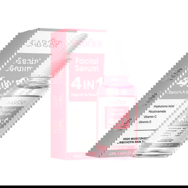 سر البشرة المشرقة في قطرة واحدة – سيروم Sadoer 4×1» Image 1 Preview