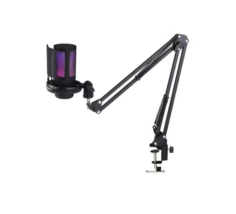 مايك و استاند في منه اسود و ابيض المايك  Preview Image