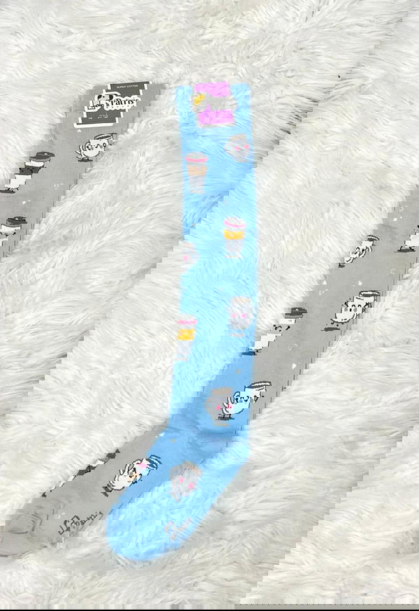 سمائي قهوة فوق الركبة  Image 1 Preview