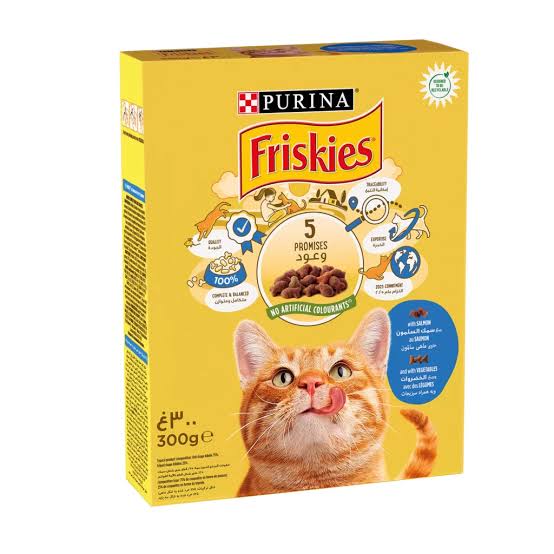 Purina Friskies with Salmon and with Vegetables Cat Dry food 300g Preview Image