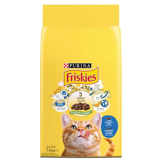 Purina Friskies with Salmon and with Vegetables Cat Dry Food 7.5Kg Preview Image