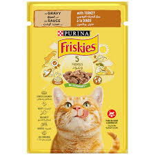 Purina Friskies Chicken Chunks in Gravy Wet Cat Food Pouch 85g Preview Image