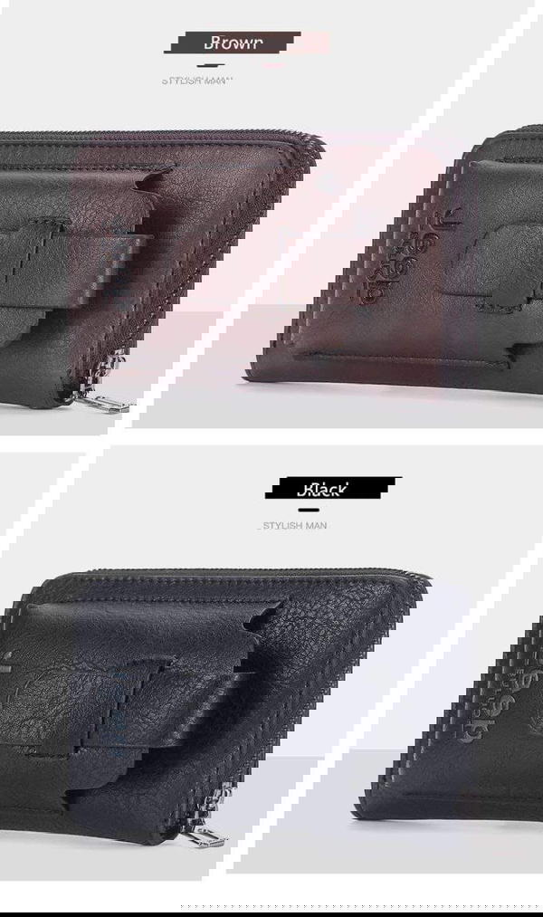 شنطه يد وحافظه موبايل جلد مستورد  Image 6 Preview