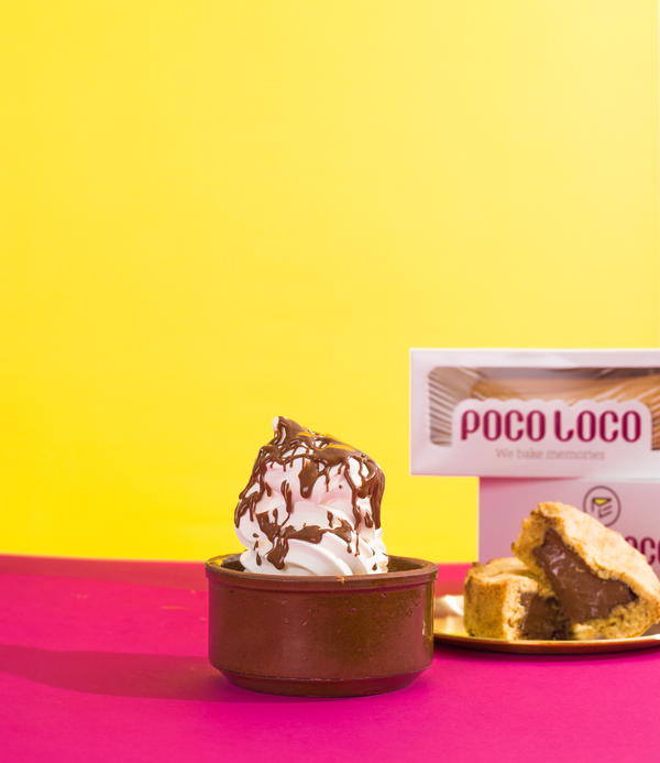 Nutella Cookies with Ice Cream  Image 1 Preview