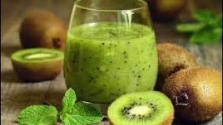 Kiwi mint smoothie. إسموزى كيوى نعناع  Preview Image