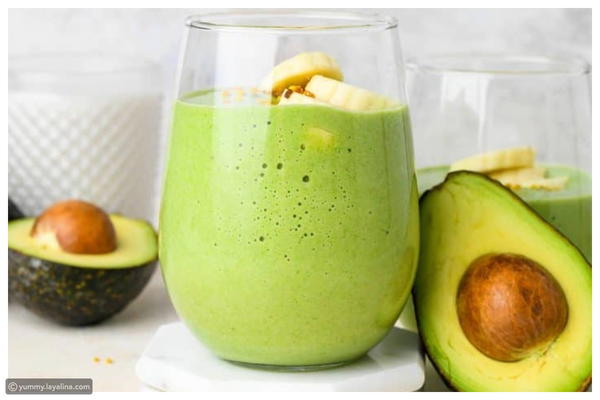 Avocado juice with honey and milk.  عصير افاكادو بالعسل بالحليب Image 2 Preview