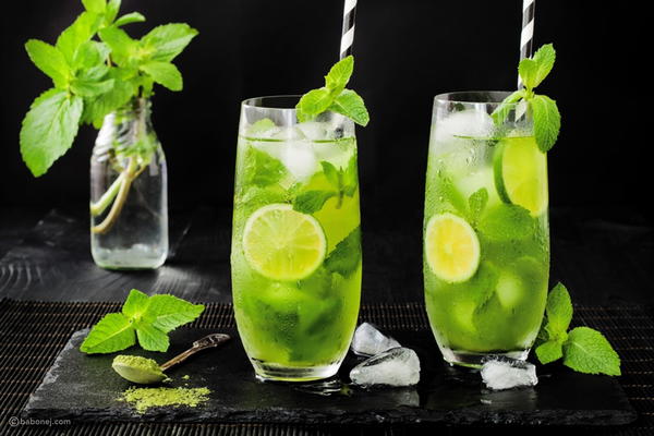 Lemon mint juice.         عصير ليمون نعناع Image 1 Preview