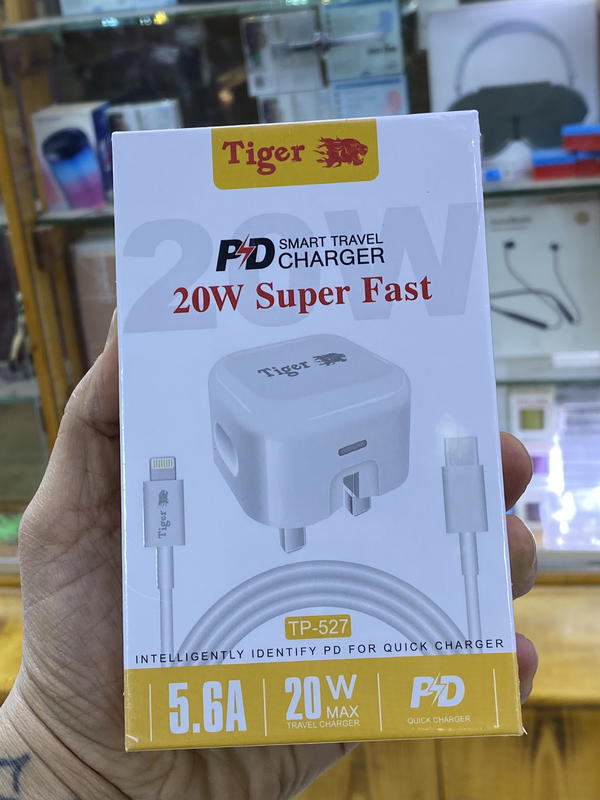 شاحن ايفون PD 20W ماركة تايغر اصلي Image 2 Preview