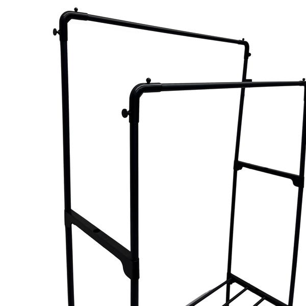 ستاند ملابس طابقين 4 عجلات Image 2 Preview