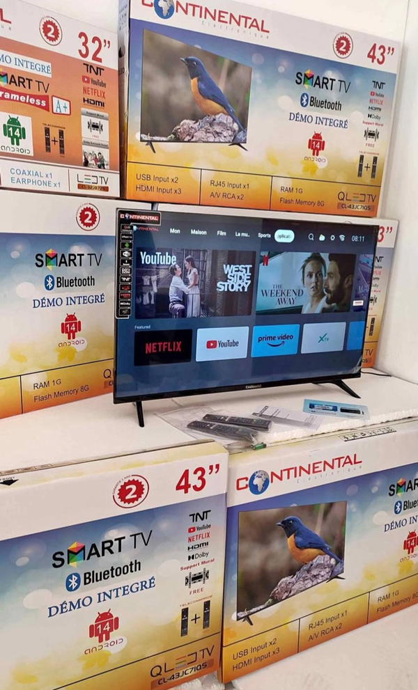 Tv Continental 43 pouce Android 14  Image 2 Preview