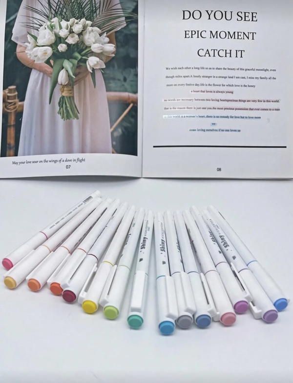 اقلام شايني هايلايتر ١٥ لون  Image 2 Preview