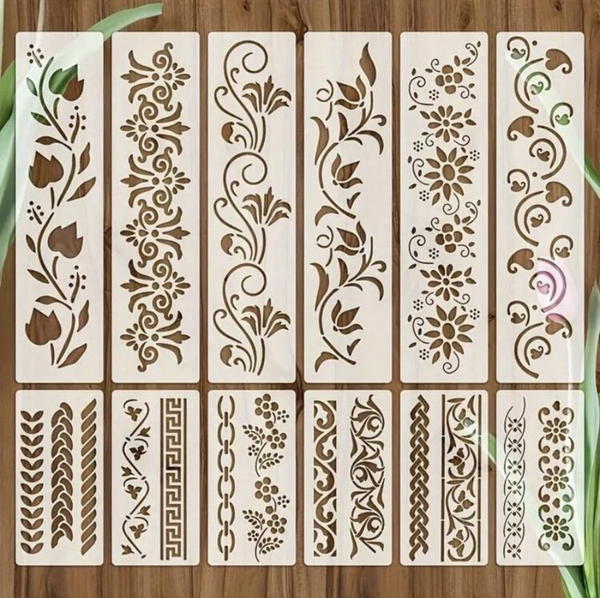 استنسل  دانتيل ١٠ قطع  Image 1 Preview