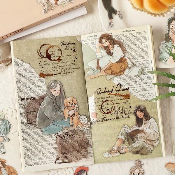استيكر جيرلي حياة يومية ٢٠ قطعة  Image 2 Preview