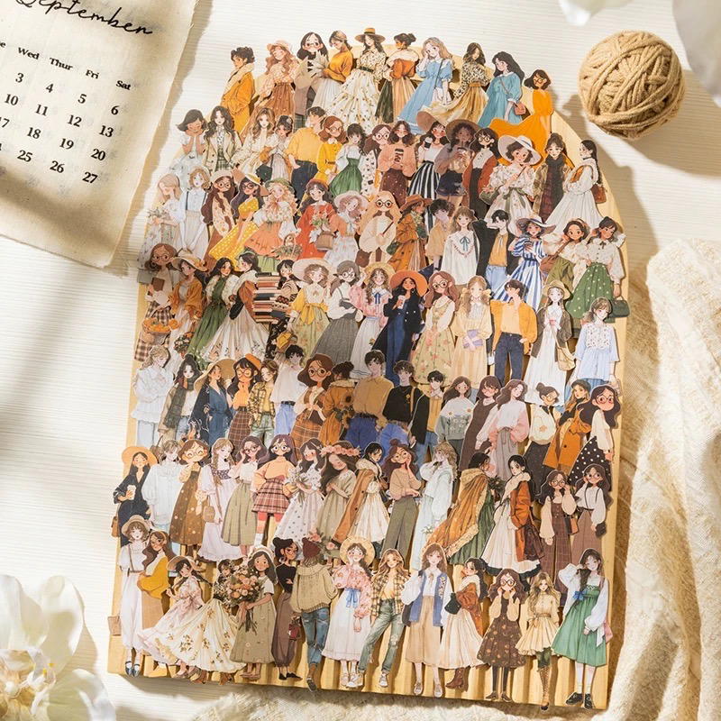 استيكر جيرلي كارد ستوك ١٠٠ قطعة  Preview Image