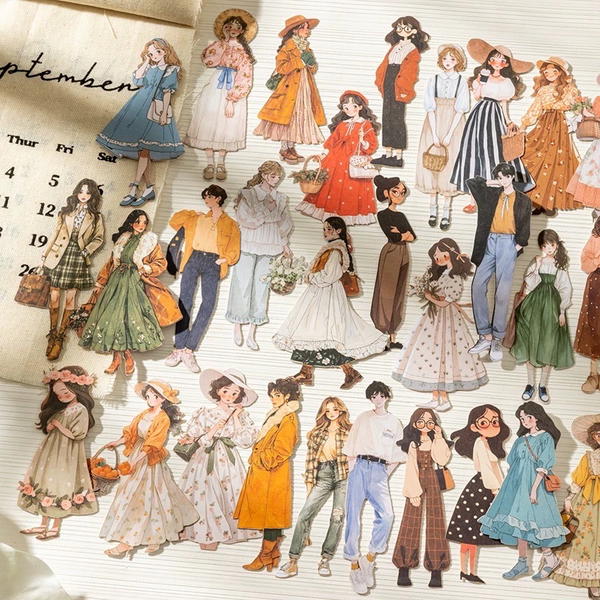 استيكر جيرلي كارد ستوك ١٠٠ قطعة  Image 2 Preview