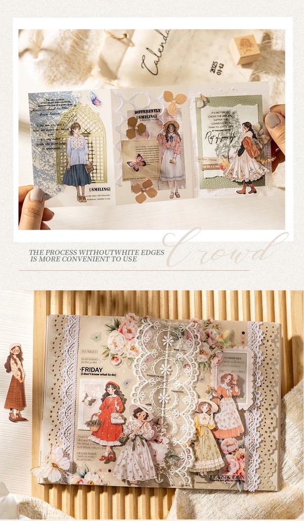 استيكر جيرلي كارد ستوك ١٠٠ قطعة  Image 3 Preview