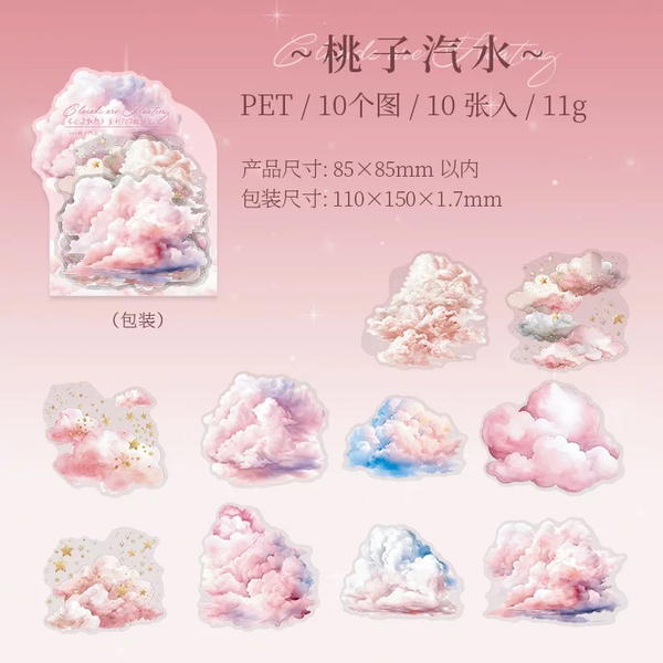 استيكر سحاب شفاف ١٠ قطع  Image 4 Preview