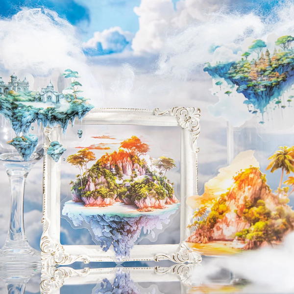 استيكرز الجزيرة العائمة ١٠ قطع كبار  Image 2 Preview