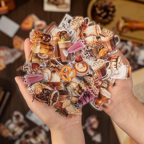 استيكرز حلويات ومشروبات٣٠ قطعة  Image 2 Preview