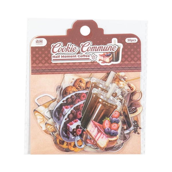 استيكرز حلويات ومشروبات٣٠ قطعة  Image 3 Preview