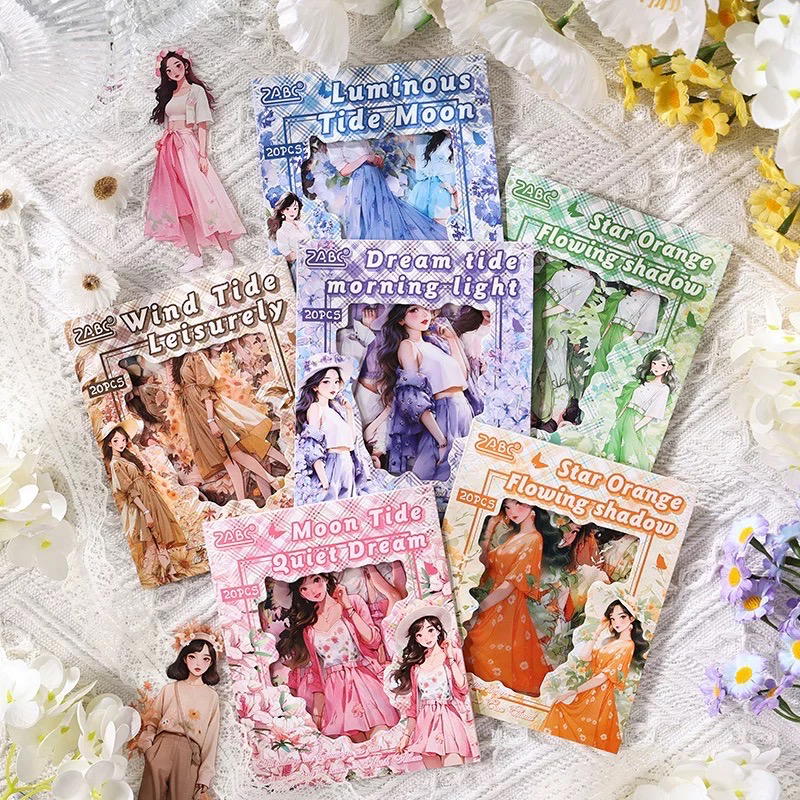 استيكرز جيرلي شفاف ٢٠ قطعة  Preview Image