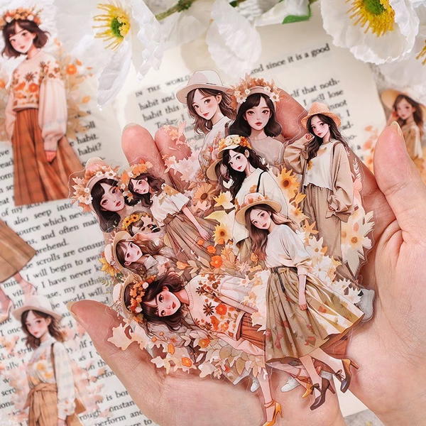 استيكرز جيرلي شفاف ٢٠ قطعة  Image 3 Preview