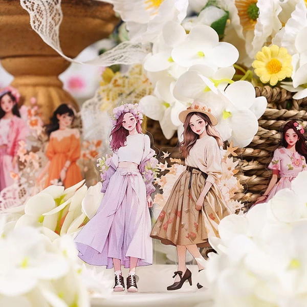 استيكرز جيرلي شفاف ٢٠ قطعة  Image 4 Preview