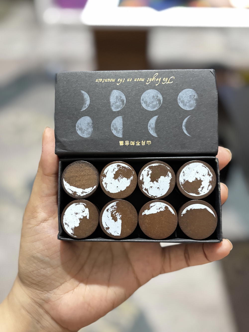 بوكس اختام خشبية مراحل القمر  Preview Image