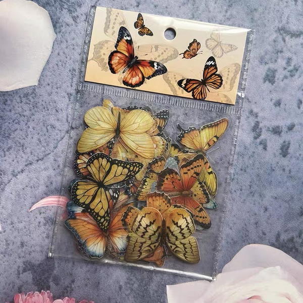 فراشات ٤٠ قطعة شفاف  Image 2 Preview