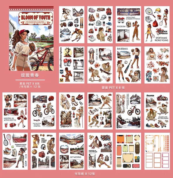 كتاب استيكرز a4 /٢٠ صفحة Image 4 Preview