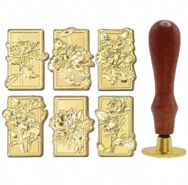 مجموعة اختام شمعية باليد ٦ قطع  Image 2 Preview