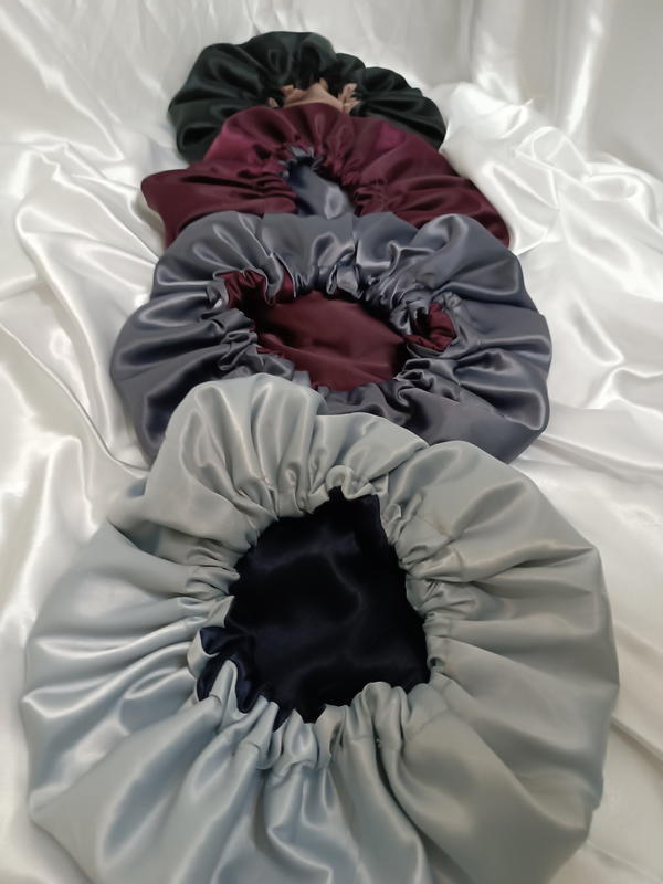 double face satin bonnet(large size)   Image 2 Preview